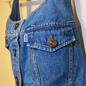Levi’s vintage jean halter top